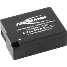 Ansmann DMW-BLC12E Panasonic kamera akku 7,4V 1000 mAh, (1400-0056)
