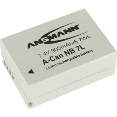 NB-7L Canon kamera akku 7,4V 900 mAh, Ansmann