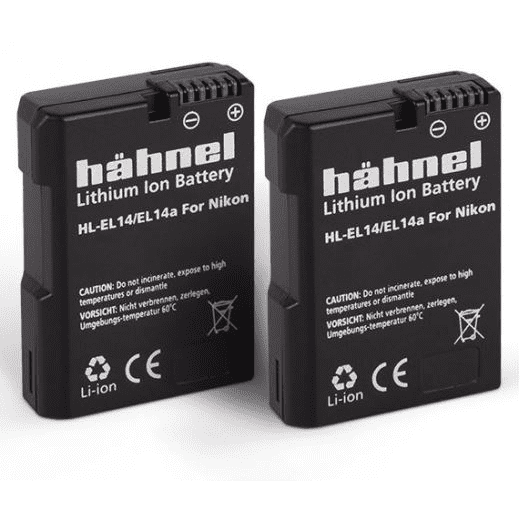 HÄHNEL HL-EL14/14A Twin Pack akkumulátor szett (Nikon EN-EL14/14A, 1050mAh) (1000 160.6) (1000 160.6)
