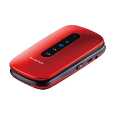 Panasonic KX-TU456EX piros kártyafüggetlen mobiltelefon