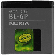 Nokia BL-6P 830 mAh Li-ion akkumulátor (gyári,csomagolás nélkül) (BL-6P)