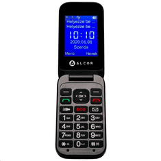 Alcor Handy D Dual-Sim mobiltelefon fekete (Handy D)