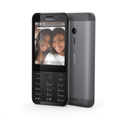 Nokia 230 Dual SIM Dark Silver mobiltelefon fekete-ezüst (A00026952) (A00026952)