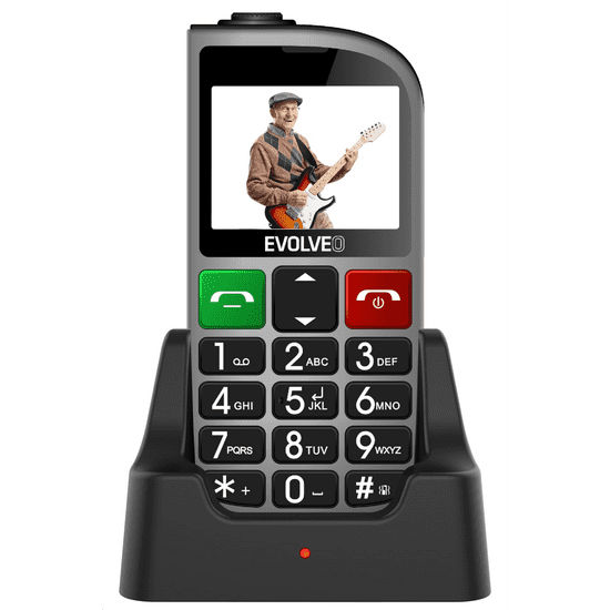 Evolveo EasyPhone FM Dual-Sim mobiltelefon ezüst (EP-800-FMS) (EP-800-FMS)