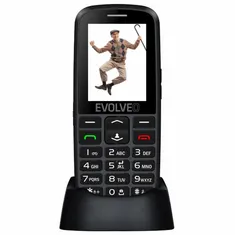 Evolveo EasyPhone EP-550-EGB mobiltelefon időseknek fekete