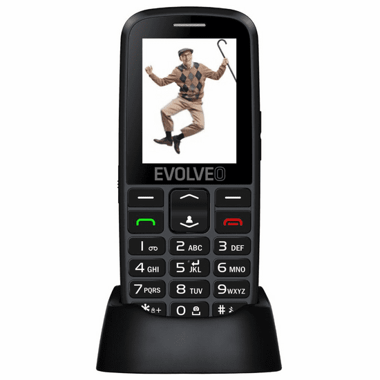 Evolveo EasyPhone EP-550-EGB mobiltelefon időseknek fekete (EP-550-EGB)