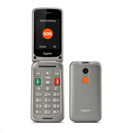 Gigaset GL590 Dual-Sim mobiltelefon szürke (GL590)