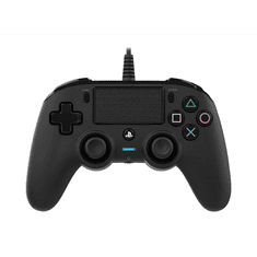 Nacon vezetékes kontroller fekete PS4 (PS4OFCPADBLACK)