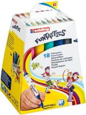 Edding Children's Funtastics 14 filctoll, 18 színből álló készlet kisebb gyerekeknek