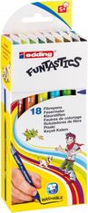 Edding Children's Funtastics 15 filctoll, 18 színű készlet nagyobb gyerekeknek