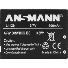 Ansmann DMW-BCG10E, DMW-BCG10 Panasonic kamera akku 3,7V 900 mAh, (5044593)