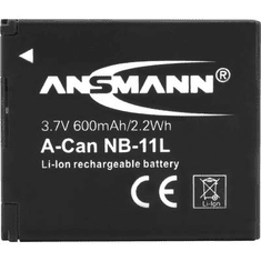 Ansmann NB-11L, NB-11LH Canon kamera akku 3,7V 600 mAh, (1400-0028)