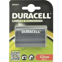 Duracell BP-511, BP-512 Canon kamera akku 7,4V 1400 mAh, (DRC511)