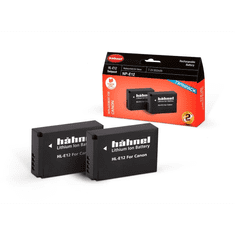 HÄHNEL HL-E12 Twin Pack akkumulátor 2db/csomag (Canon LP-E12, 850 mAh) (1000 160.9) (hah1000 160.9)
