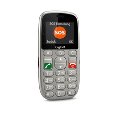 Gigaset GL390 Dual-Sim mobiltelefon szürke (GL390 sz&#252;rke)