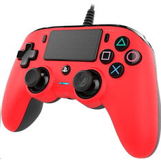 Nacon vezetékes kontroller piros színben PS4 (PS4OFCPADRED)