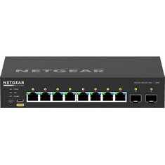 Netgear AV Line M4250 GSM4210PX 8 portos menedzselhető POE+ Ethernet switch (GSM4210PX-100EUS) (GSM4210PX-100EUS)