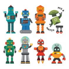 Petit collage mágneses játék robotok