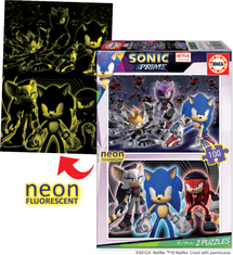 EDUCA Sonic Prime puzzle 2x100 darab