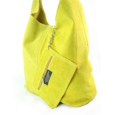 Vera Pelle Kézitáskák na co dzień sárga Shopper Bag XL A4