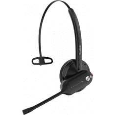 YEALINK WH63 Személyi audiokonferencia rendszer Vezeték nélküli Fülre akasztható, Fejpánt, Hallójárati Iroda/telefonos ügyfélközpont Micro-USB Dokkoló Fekete (1308004)