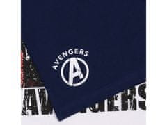 sarcia.eu Avengers Marvel Fehér-kék rövid ujjú fiú pizsama, nyári pizsama 11-12 év 146/152 cm