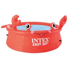 Intex "Easy Set" vidám rákmintás felfújható medence 183 x 51 cm 3202880