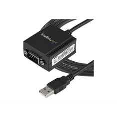 Startech StarTech.com USB to Serial Adapter - 1 port - USB Powered - FTDI USB UART Chip - DB9 (9-pin) - USB to RS232 Adapter (ICUSB2321F) - serial adapter - USB - RS-232 (ICUSB2321F)