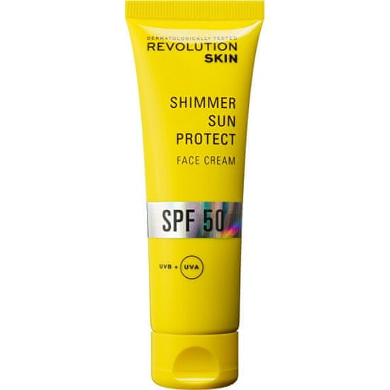 Revolution Skincare Arckrém SPF 50 Shimmer Sun Protect (Face Cream) 50 ml