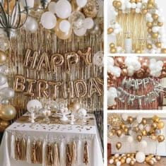 VIVVA®  Party dekoráció, banner, arany - BALLOONZIA