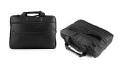 Modecom Logic BASE 15 táska 15,6" méretű laptopokhoz, 3 zsebbel, fekete színű