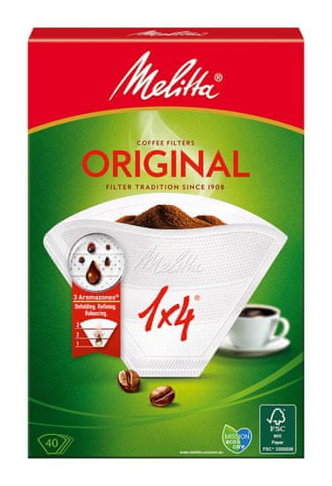 MELITTA Kávéfilter 4-es méret (40db) eredeti