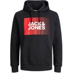 Jack&Jones Plus Férfi sportfelső JJECORP Regular Fit 12236806 Black (Méret 4XL)