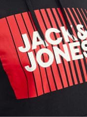Jack&Jones Plus Férfi sportfelső JJECORP Regular Fit 12236806 Black (Méret 4XL)