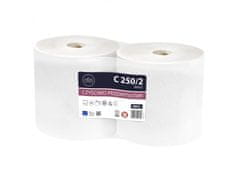 sarcia.eu ELLIS Ecoline Nagy teherbírású, kétrétegű cellulóz zsebkendő, papírtörölköző 2 tekercs