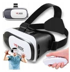 VR BOX 3D virtuális szemüveg Android iOS telefonokhoz + távirányító