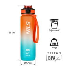 NILLS CAMP NCD68 Orange & Blue Tritan Bottle