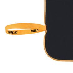 NILLS CAMP NCR12 fekete mikroszálas törölköző 180x100 cm 