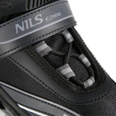 Nils Extreme NA1123A fekete-szürke méretű L(39-42) görkorcsolya