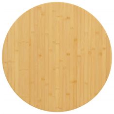 shumee bambusz asztallap Ø80 x 1,5 cm