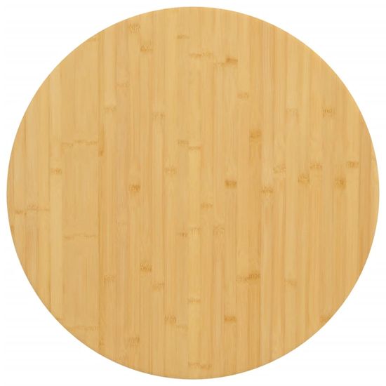 shumee bambusz asztallap Ø80 x 1,5 cm