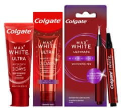 Colgate Max White Overnight fehérítő toll 2,5 ml + Max White Ultra Multiprotect, 50 ml
