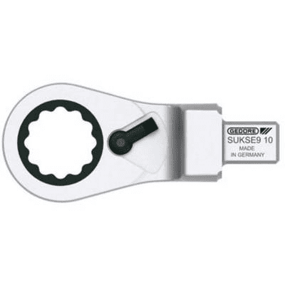 GEDORE SUKSE9 17 - - Beszúrható gyűrűs racsnis kulcs, kapcsolható SE 9x12, 17 mm 2827751 (2827751)