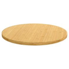 shumee bambusz asztallap Ø90 x 2,5 cm