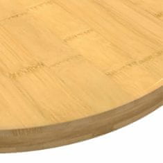 shumee bambusz asztallap Ø70 x 2,5 cm