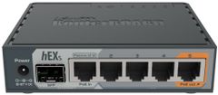 Mikrotik RouterBoard hEX S 5x GLAN, 1x SFP, USB, L4, tápegység