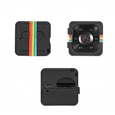 TokShop Mini HD kamera, csipesszel, tartóval, 720P, 1080P felbontás (73565)