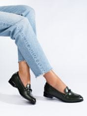 Amiatex Női félcipő 101790 + Nőin zokni Gatta Calzino Strech, zöld árnyalat, 37
