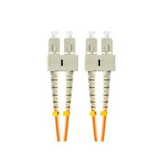 Lanberg optikai patch kábel MM SC/UPC-SC/UPC duplex 2m LSZH OM2 50/125 átmérő 3mm, narancssárga színben