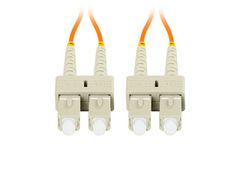 Lanberg optikai patch kábel MM SC/UPC-SC/UPC duplex 2m LSZH OM2 50/125 átmérő 3mm, narancssárga színben